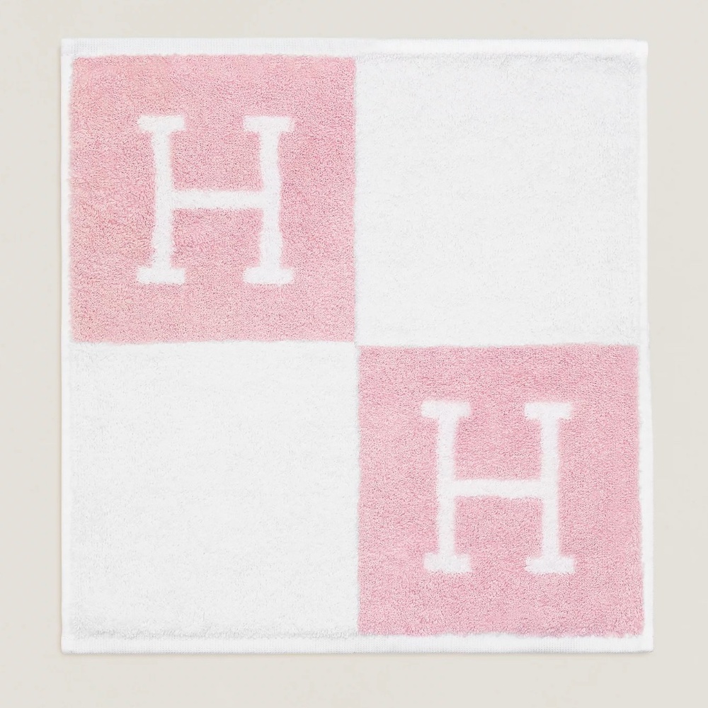 New Hermes Avalon Pink Wash Cloth